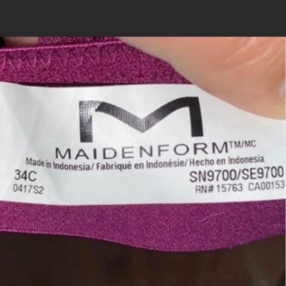 Maidenform Self Expressions Lace Underwire J Hook Convertible Bra 34c - Picture 11 of 11